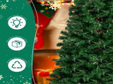 6 FT Santa Hat Style Pre-lit Christmas Tree, Hinged Artificial Xmas Tree Pine Tree with 250 Warm 12914218
