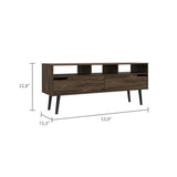 ZUN Hamburg TV Stand For TV´s up 60", Four Legs, Three Open Shelves B128P148713