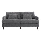 ZUN COOLMORE Mid Century Modern chenille Fabric Loveseat sofa, 2-Seat Upholstered Loveseat Sofa Modern W395P151898