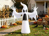 7.7 FT Halloween Inflatable Ghost Decoration, RGB LED Lighted Blow Up Ghost for Yard Lawn Porch 85173603