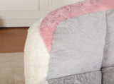 Oversized Bean Bag Chairs,Multicolor Faux Fur Couch Filled with Shredded Sponge,Large Lounger Sofa 46673275