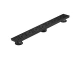 24 Inch Linear Shower Drain with Removable Brick Patterned Grate Cover, 304 Stainless Steel Shower W2287P396379