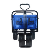 Folding Wagon Garden Shopping Beach Cart W22735630
