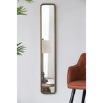 ZUN 47" x 8" Full Length Mirror with Antique Gold Metal Frame, Long Mirror for Hallway Living Room W2078124332