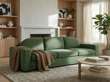 Modern 3-seater Sofa 84.7" Sofa Couch Upholstered Sofa with Curved Backrest for Living Room or Small N763P411268F