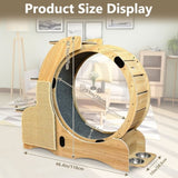 5-in-1 Cat Sports Running Wheel, Cats Wheel Wood Climbing Frame, Cat Litter Fitness Wheel, Oversized W1790112807
