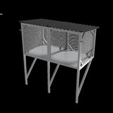 Catio, Window Perch for Large Indoors - for Sunbathing, Napping & Overlooking, Wooden W2831P241976