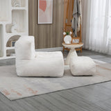 Fluffy bean bag chair, comfortable bean bag for adults, super soft lazy sofa chair with memory foam W1996131041