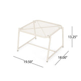 KINCAID 13"H SIDE TABLE 65201.00WHI