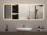 28*60in Frameless with light LED bathroom, corrosion-resistant, three-color dimmable, backlit W2071P248500