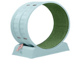 80*34*86CM Light blue PP track connector assembly, circular design with green carpet 1 cat teaser 07017045