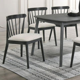 2 Pieces Set Dining Side Chair Rustic Modern Farmhouse Design Retro Design Easy to Assembly W2537P214243