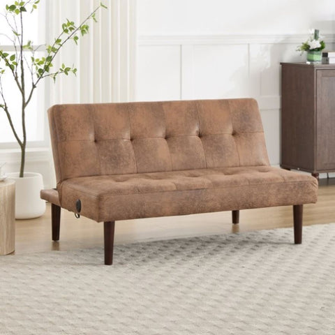 Foldable Fashion Sofa Bed Tech Cloth Back Adjustable Sofa Chaise longue Futon, Modern Fashion Sofa W395P278688