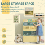 ZUN Kids Shelf Book/Storage Cabinet-Pale Green 08612501