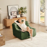360 Oversize swivel Glider Chair with switchable head pillow and waist pillow , comfortable W2357P255083