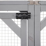 Outdoor Cat House, DIY Cat Enclosure, Cat Catio with Double Enter Doors, 62.8"L x 32.2"W x68.5"H N719P283198E