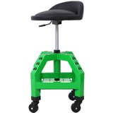 Pneumatic 360 Degree Swivel Mechanics Rolling Creeper Seat, Heavy Duty Rolling Mechanics W46590154