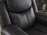 BLACK COLOR AIR LEATHER RECLINER CHAIR WITH VIBRATION AND HEATING B2766P488712