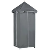 Portability Poolside Towel Holder Rack with Covered - Gray 34056614