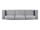 Modern 3-seater Sofa 84.7" Sofa Couch Upholstered Sofa with Curved Backrest for Living Room or Small N763P411268E