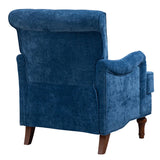 Accent Chair With Comfy Chenille Club Fabric,Comfy Upholstered Living Room Arm Chair,Springs 90350839