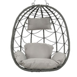 Egg Chair Stand Indoor Outdoor Swing Chair Patio Wicker Hanging Egg Chair Hanging Basket Chair W1703P163949