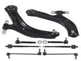 8pc Front Lower Control Arms Tie Rods Sway Bar Links fit for 2007-2012 Nissan Sentra 98619902