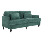 ZUN COOLMORE Mid Century Modern chenille Fabric Loveseat sofa, 2-Seat Upholstered Loveseat Sofa Modern W395P151896