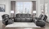 Modern Luxury Chair Glider Reclining 1pc Formal Living Room Furniture Premium Faux Leather B011P228953