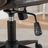 ZUN Bizerte Adjustable Swivel Criss-Cross Chair, Wide Seat/ Office Chair /Vanity Chair, Gray T2574P181618