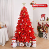 6 FT Artificial Christmas Tree, Unlit Hinged Christmas Pine Tree with 800 Branch Tips and Sturdy 05198164