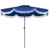 8.8FT Elegance Patio Umbrella, UPF 30 Outdoor Market Umbrella with 8 Ribs, Push Button Tilt,Navy 24616852