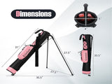 Portable Golf Carry Bag - Dual Carrying , Zippered PocketBottle 15064066