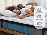 14 Inch Hybrid Mattress King Memory Foam & Pocket Spring Bed Cooling, Pressure Relief, Back & B2716P415547