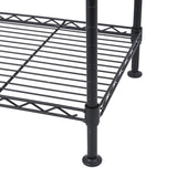 ZUN 4-Tier Industrial Welded Wire Shelving 42341060