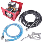 ZUN Electric Oil Fuel Diesel Gas Transfer Pump w/Meter Manual Nozzle 110V 16GPM for Diesel Kerosene 98073872