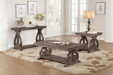 Classic Traditional Sofa Table with Bottom Shelf Dark Oak Finish Scrolled Base Support 1pc Wooden B011P175453