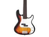 Fretless Electric Bass Guitar Full Size 4 String for experienced Bass 22201043