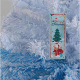 5ft Blue&White Xmas Tree - Flocked Snow-Melt Design, Sturdy Metal Stand, 456 Tips, Fireproof & 17188165
