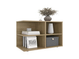 Console Sideboard Cart, Natural Oak, 4 Shelves B097P369432