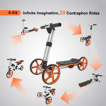 ZUN KidRock Constructible Kit 20 in 1 Kids Balance Bike No Pedals Toys for 1 to 4 Year Old Engineering ET297806SKT