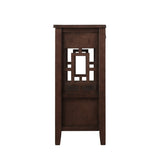 36'' Farmhouse Pine Wood Console Table Entry Sofa Table with 4 Drawers & 1 Storage Shelf for W120290510