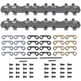 Shaft Mount Style 1.6 Ratio Stainless Steel Roller Rocker Arms Fit for Chevy SBC 350 61652038