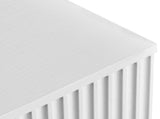 Handleless Grille-Finished 3-Drawer Bedside Table P2 Particleboard MDF & Melamine Veneer 18086722