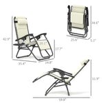 ZUN Folding Lounge Chairs / beach chair 65187554