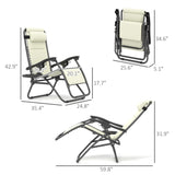 ZUN Folding Lounge Chairs / beach chair 65187554