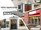 Awning for Door Entrance with Drainage Sink, 40x60 Inch Window Canopy Exterior, UV Rain Snow 40055087