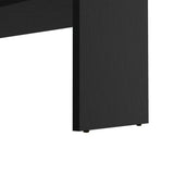 Vail Console table in Melamine with Open Storage, Black B128P237149