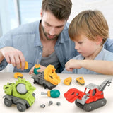 5 Pack Take Apart Dinosaur Set with Electric Drill, Construction Building Toy for Boys, Ideal Xmas 86519438