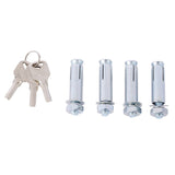 Parking bollard,pole barrier with lock ,car parking protection posts,home garage street decor W46565404